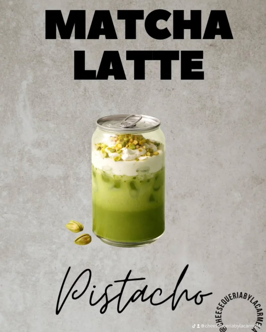 Matcha Latte Pistacho